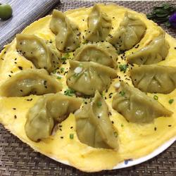 蛋包卷心菜饺子的做法[图]