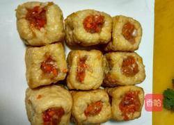 煎焖酿豆腐泡的做法图解4