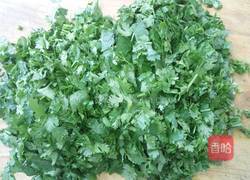 香菜肉饼的做法图解5