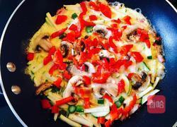 百变时蔬蛋饼的做法图解8