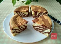 6寸斑马纹戚风蛋糕的做法图解23