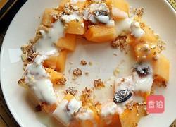 哈密瓜优酪乳燕麦碎的做法图解4