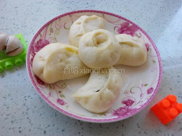 白萝卜粉条素包子