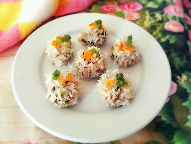 出锅点缀葱花