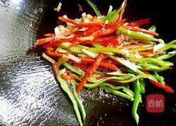 双椒炒肉皮的做法图解7