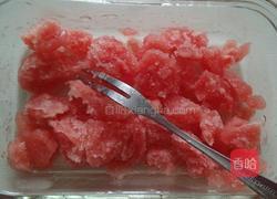 柠香西瓜沙冰的做法图解5