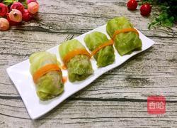 翡翠卷心菜卷的做法图解18