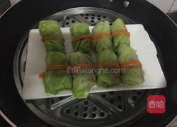 翡翠卷心菜卷的做法图解16