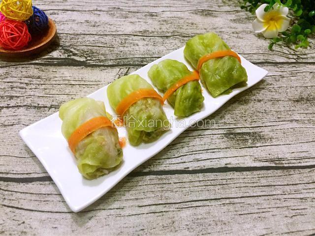 蒸好取出即可食用