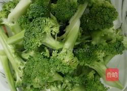 凉拌蒜蓉西兰花的做法图解1