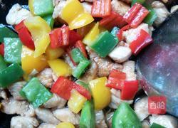 彩椒炒鸡丁的做法图解4