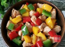 彩椒炒鸡丁的做法图解5