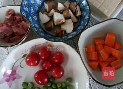 五彩豆腐羹的做法图解1