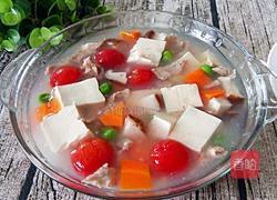 五彩豆腐羹的做法图解8