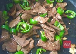 椒椒猪肝的做法图解3