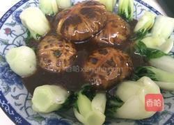 ，碧绿菜胆扒花菇。的做法图解8