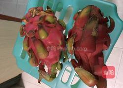 红龙果冰淇淋的做法图解1