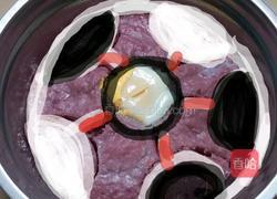 欧洲杯紫薯甜酒蛋发糕的做法图解11