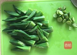 肉片炒秋葵的做法图解4