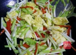 彩椒韭黄炒鸡蛋的做法图解8