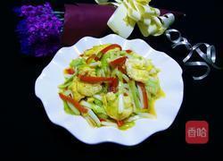 彩椒韭黄炒鸡蛋的做法图解9