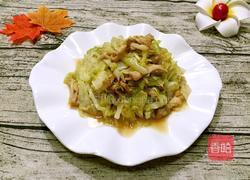 卷心菜炒鸡肉的做法图解7