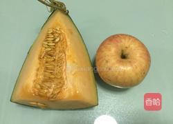 哈密瓜苹果汁的做法图解1