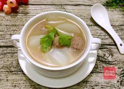 牛肉丸白萝卜汤的做法图解8