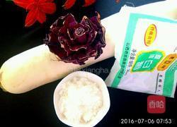 酸爽白萝卜(出水芙蓉)的做法图解1