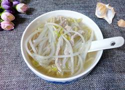 瘦肉绿豆芽汤