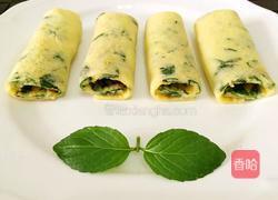 薄荷煎蛋饼的做法图解4