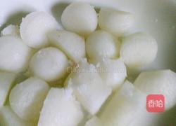 肉丸子包白萝卜的做法图解2