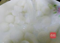 肉丸子包白萝卜的做法图解6