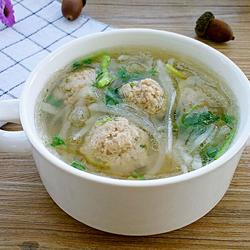 萝卜丝丸子汤的做法[图]