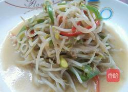 椒丝腐乳炒豆芽的做法图解7