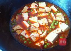 香辣青豆烧豆腐的做法图解7