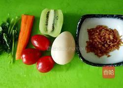 圣女果杂蔬鸡蛋炒饭的做法图解1