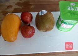 荔枝水果酸奶冰的做法图解1