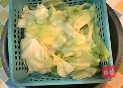 蚝油手撕卷心菜的做法图解4
