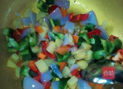 彩椒炒馍块的做法图解5