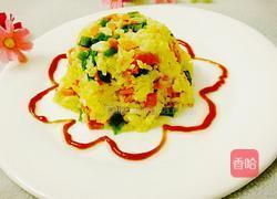 胡萝卜炒饭的做法图解12