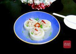 白萝卜蒸肉的做法图解15