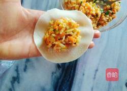 卷心菜素馅蒸饺子的做法图解7