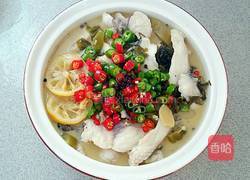 柠檬酸菜鱼的做法图解8