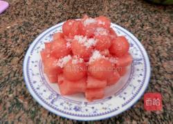  白糖拌西瓜的做法图解5