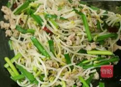 绿豆芽炒肉沫的做法图解6