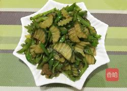 黄瓜炒青椒的做法图解4