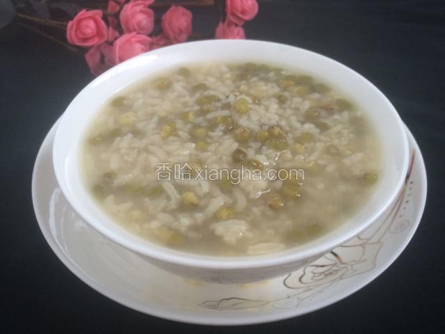 绿豆白米粥