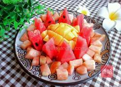 西瓜水果爱蜂蜜的做法图解3