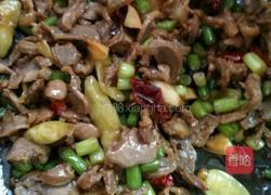 蒜苔炒鸡肾的做法图解16